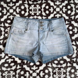 Light Wash Denim Shorts